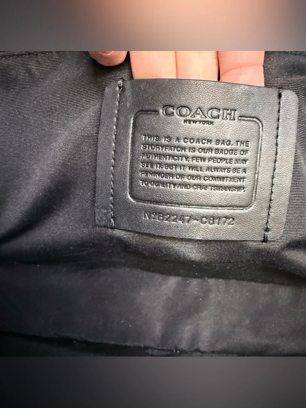 Coach Graham Slim laptop bag